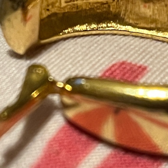 Vintage stunning Swarovski S.A.L. Signed gold and black earrings - Picture 3 of 6